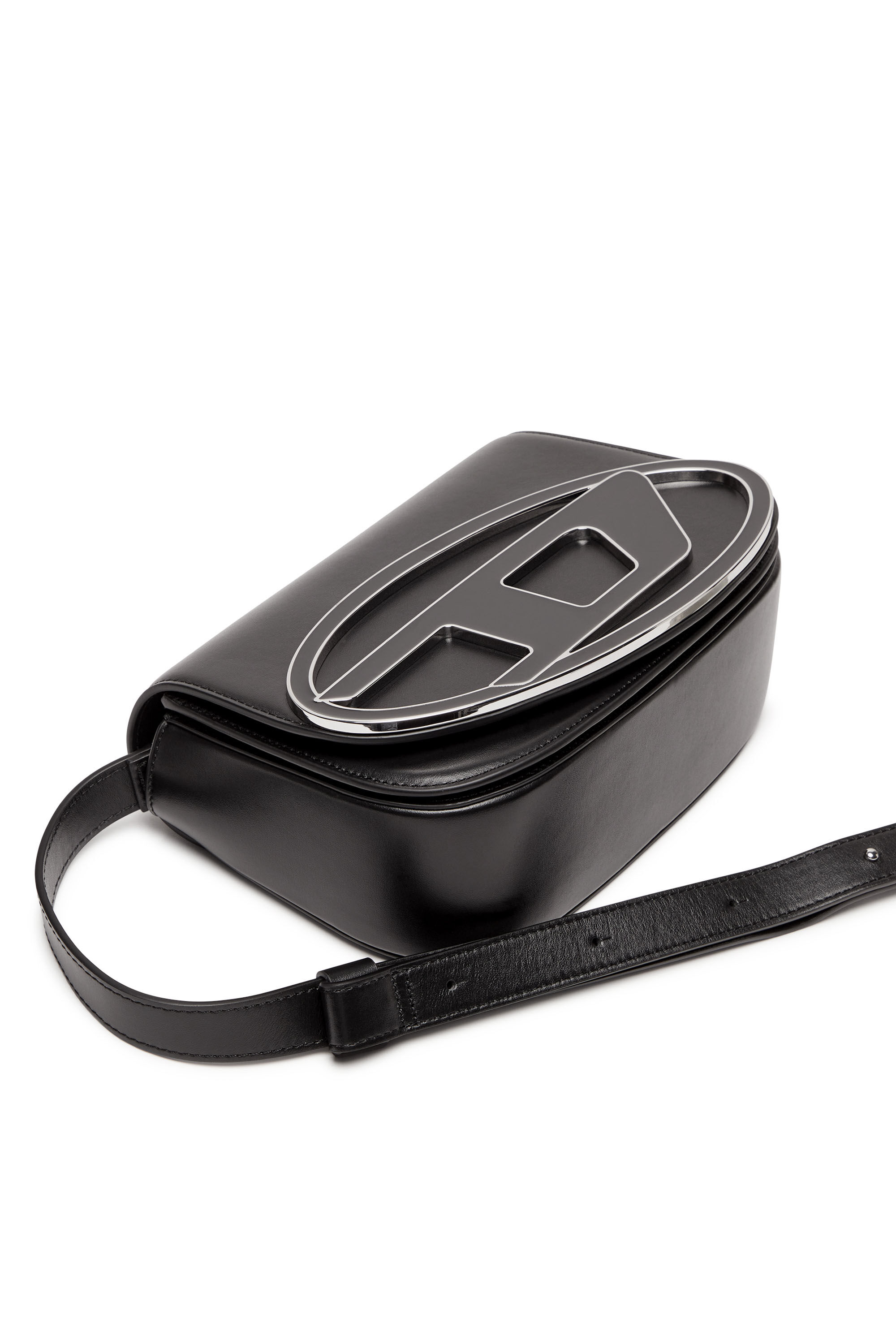 Diesel - 1DR M, Damen 1DR M-Ikonische Schultertasche aus Leder in Medium in Schwarz - 2