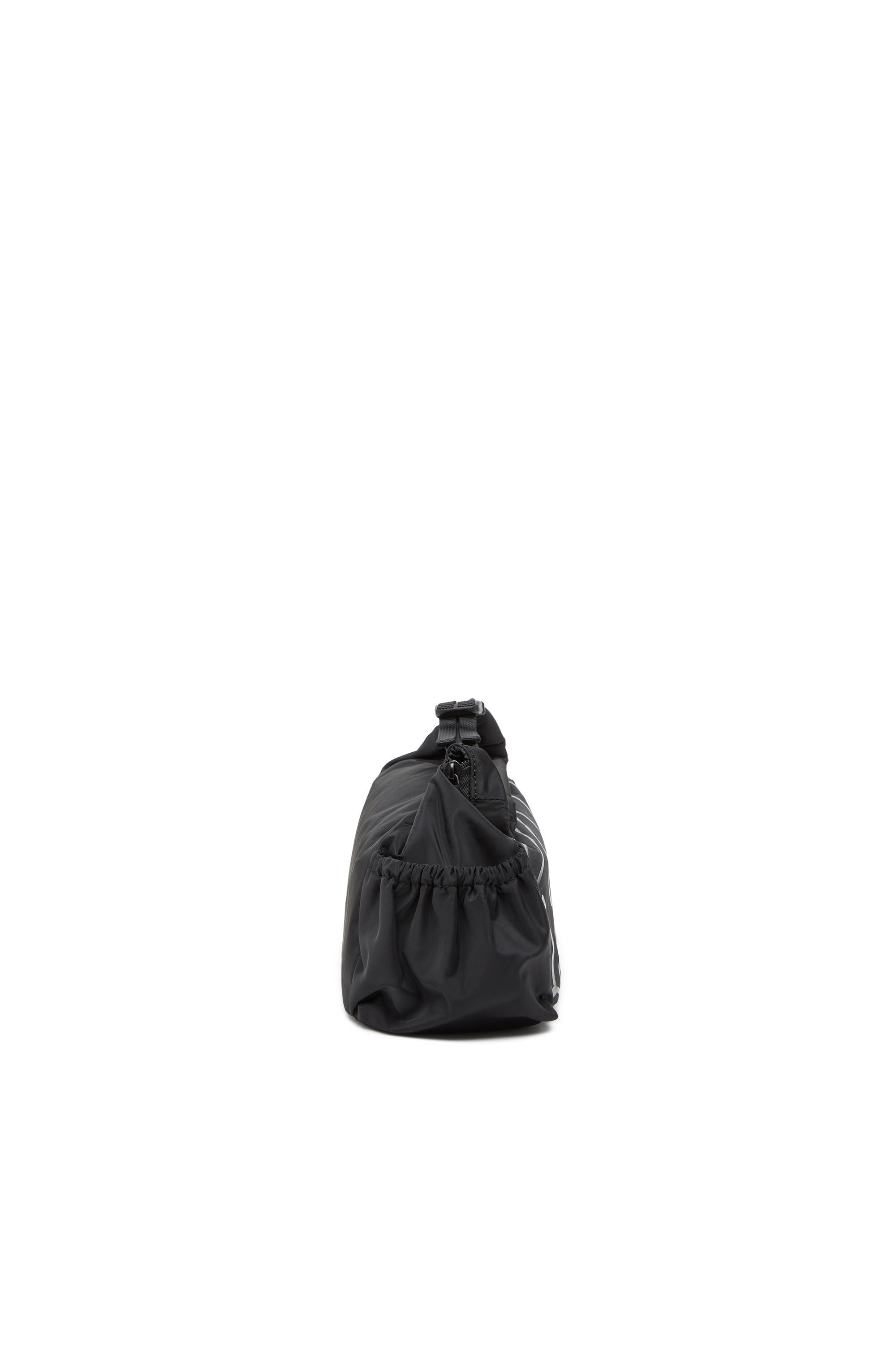 Diesel - DRAPE WASH BAG X, Herren Wash Bag aus Nylon mit Oval D-Print in Schwarz - 4