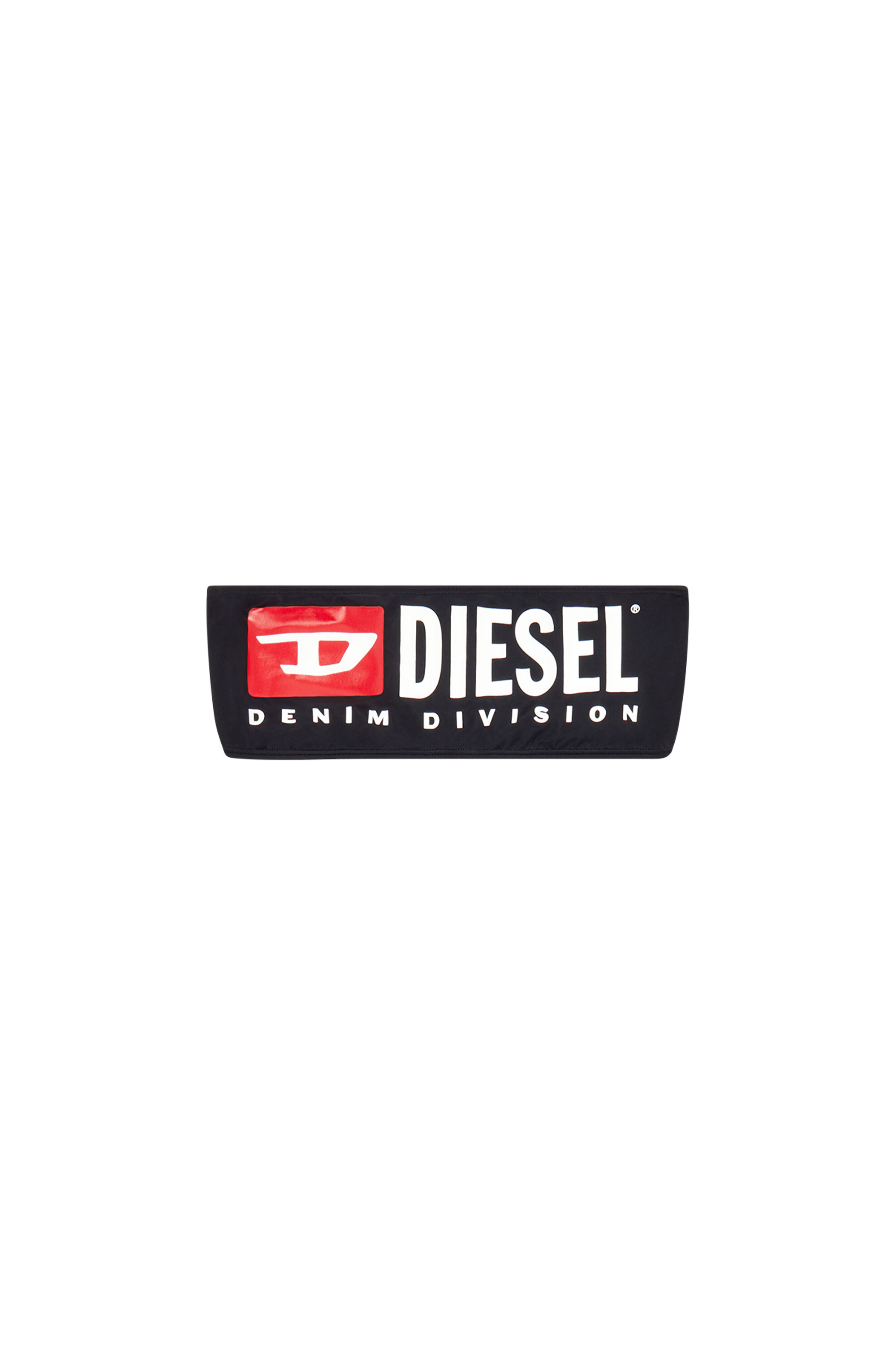 Diesel - BFB-BRYNA, Damen Bandeau-Bikini-Top mit Maxi-Logo in Schwarz - 4