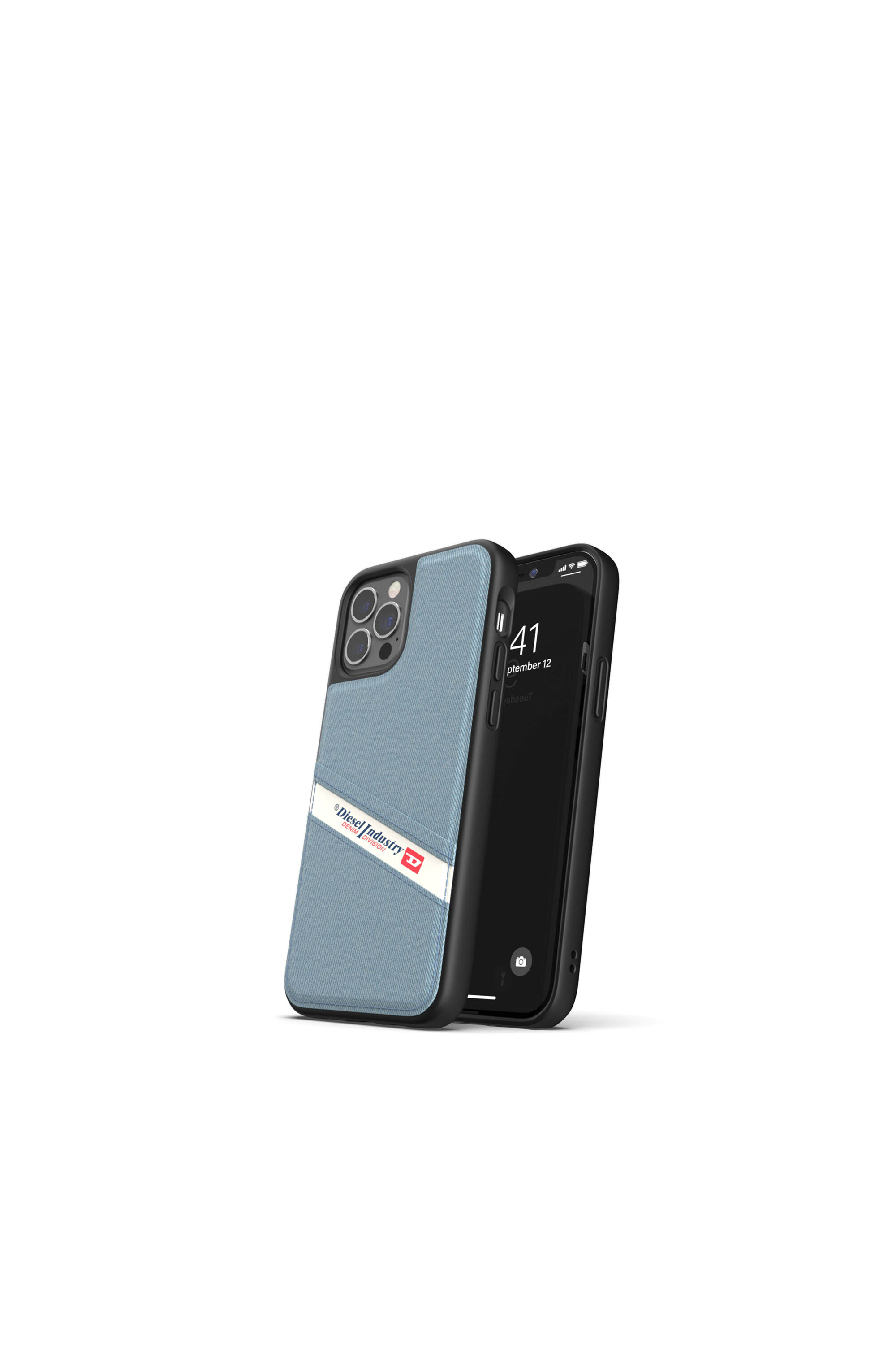Diesel - 42546 STANDARD CASE, Unisex Denim Handycase für iPhone 12 pro in Blau - 3