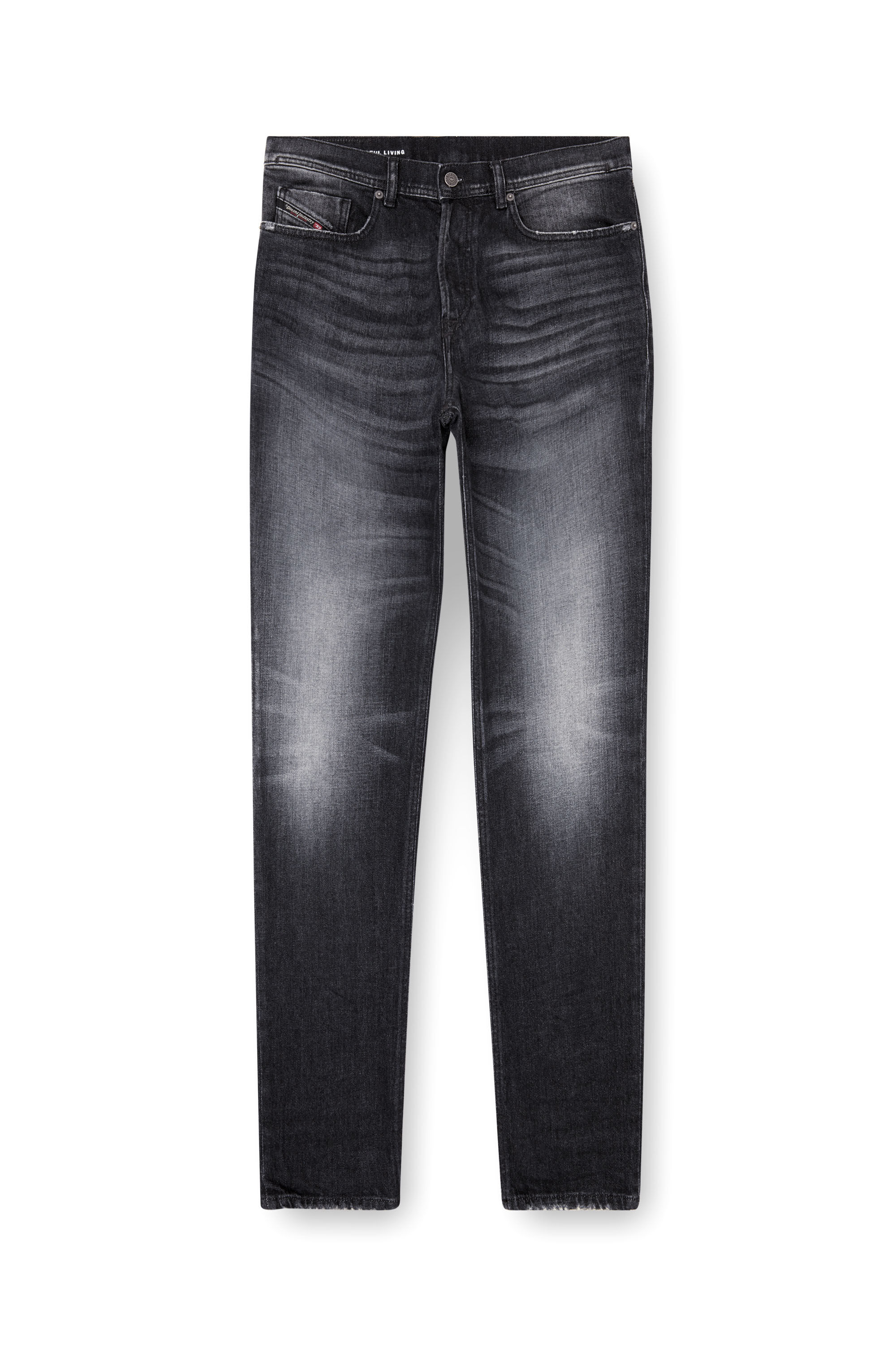 Diesel - Herren Regular Jeans 2023 D-Finitive 09L50, Schwarz/Dunkelgrau - 2