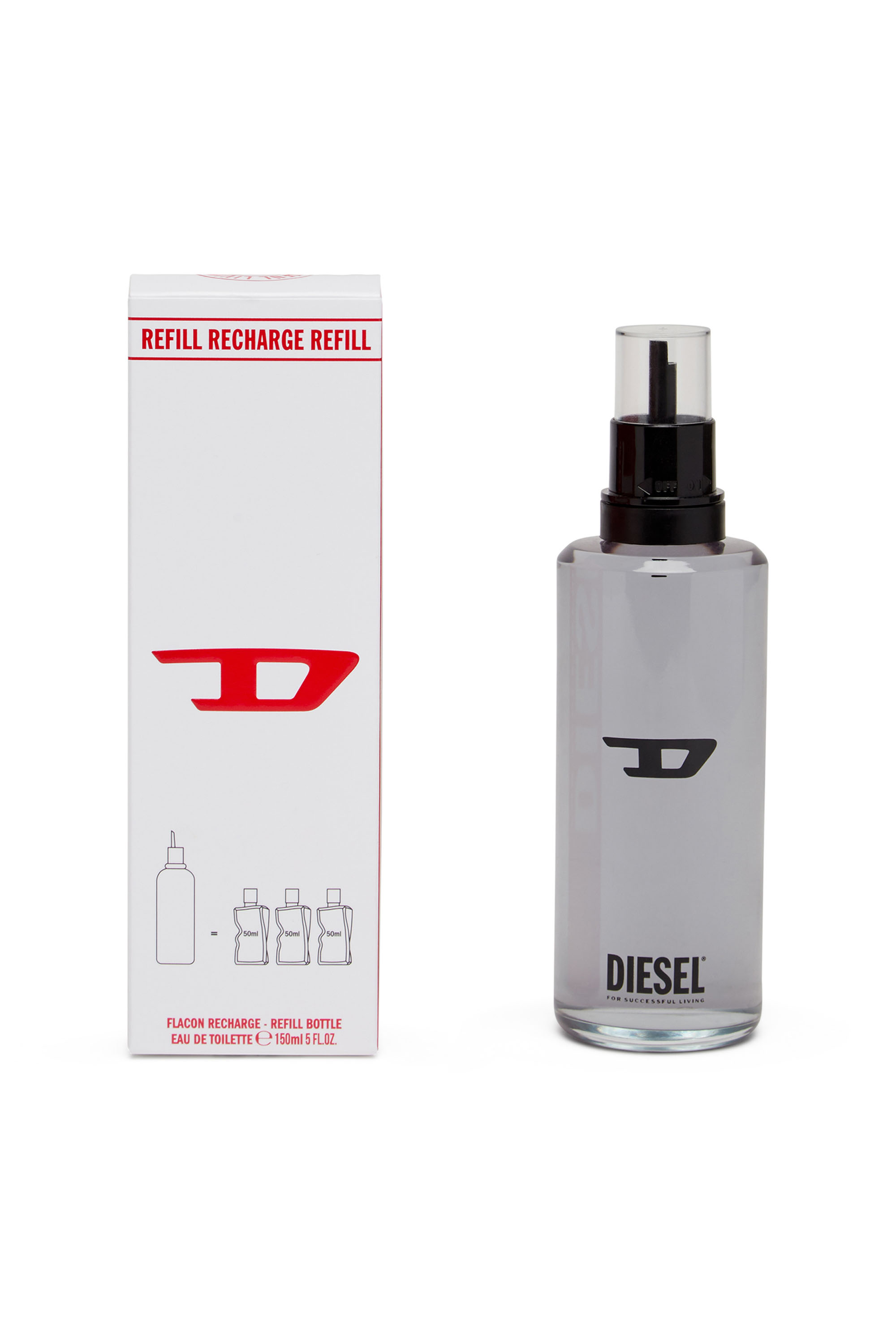 Diesel - D REFILL 150 ML, Unisex D REFILL 150ml, Eau de Toilette in Grau - 2