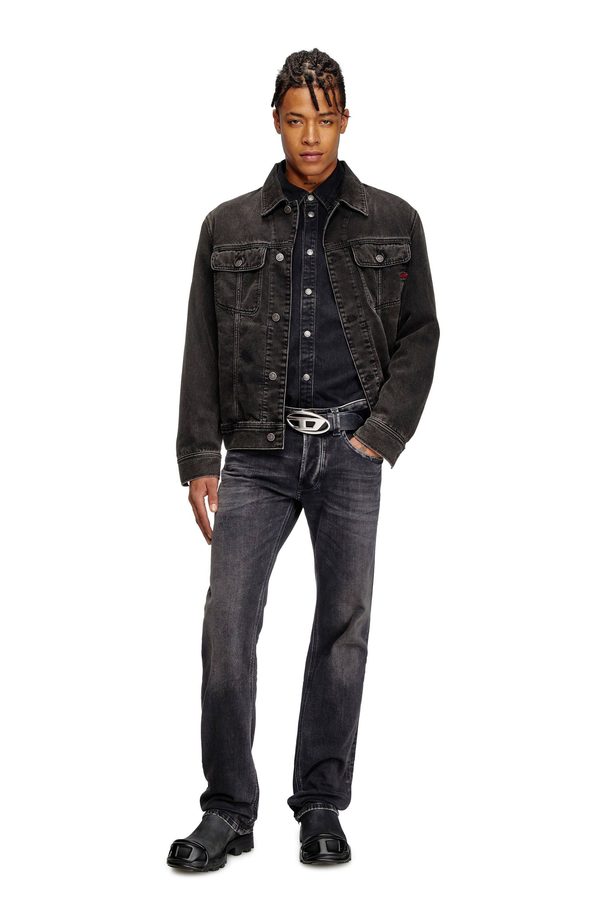 Diesel - Herren Regular Jeans 1985 Larkee 09K51, Schwarz/Dunkelgrau - 2