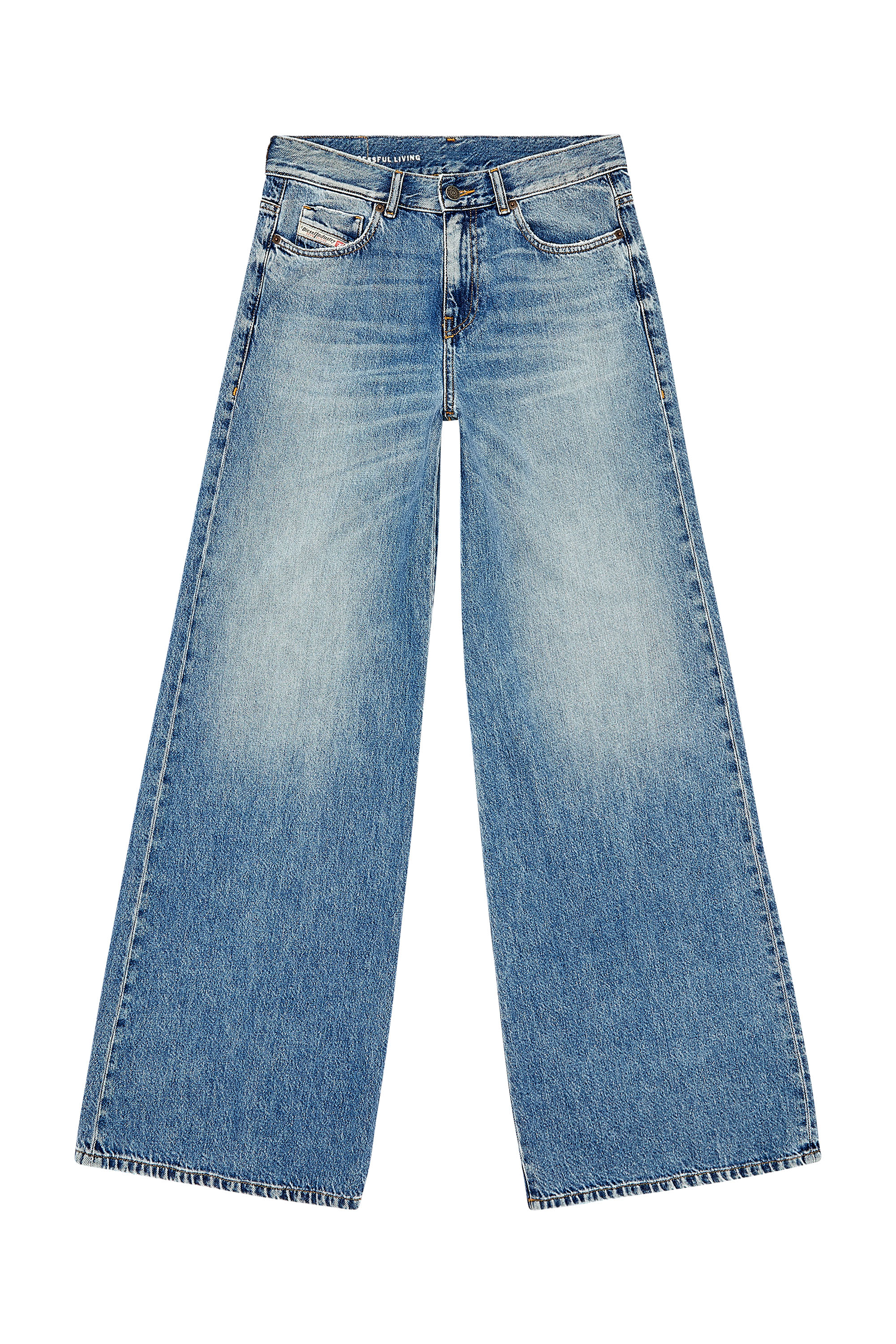 Diesel - Damen Flare Jeans 1978 D-Akemi 09H95, Mittelblau - 3