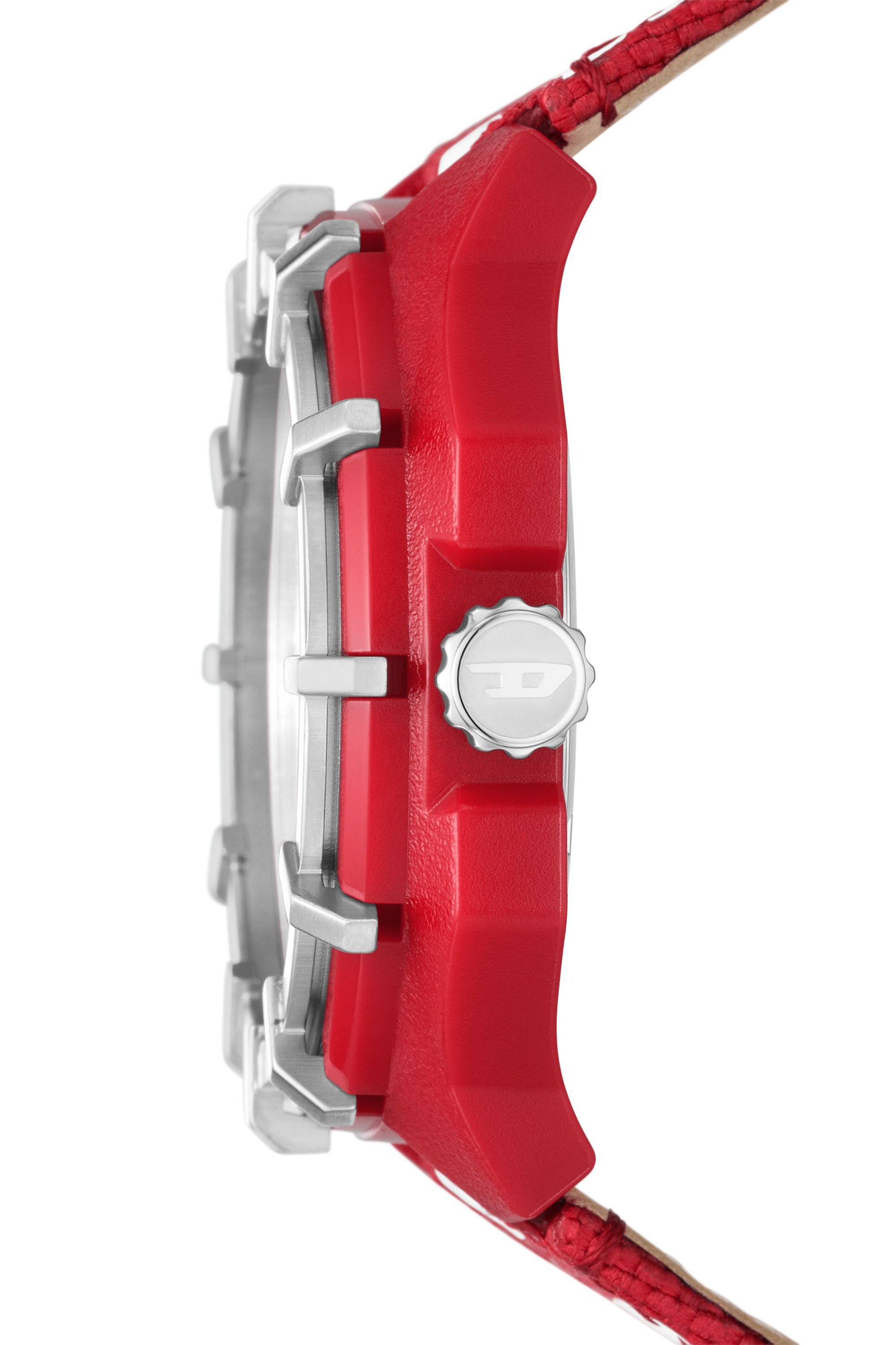 Diesel - DZ4621, Herren Framed rotem Chronograph in Rot/Weiß - 3