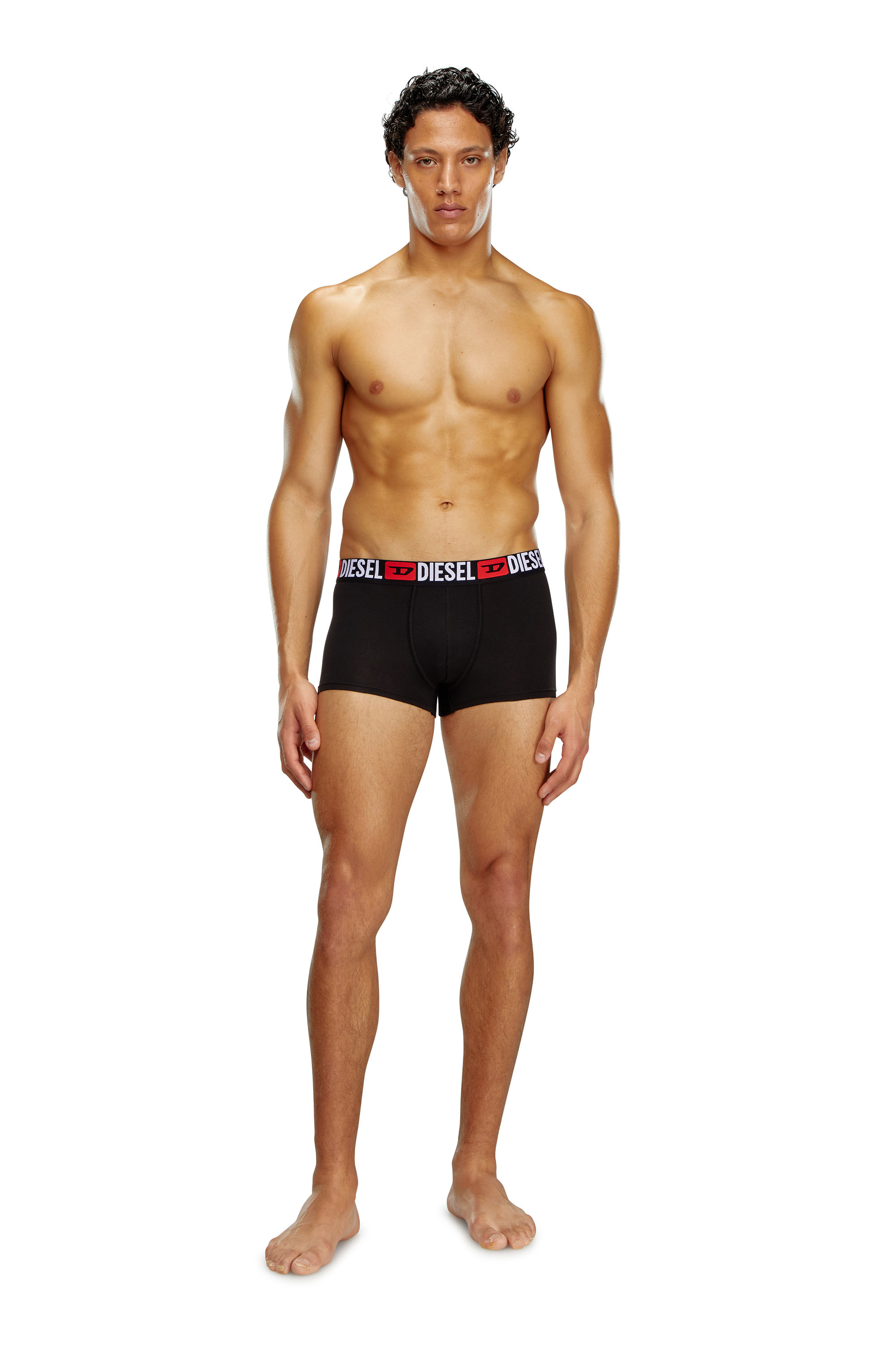 Diesel - UMBX-DAMIENTHREEPACK, Herren Retropants im Dreierpack mit umlaufendem Logo am Bund in Schwarz - 2