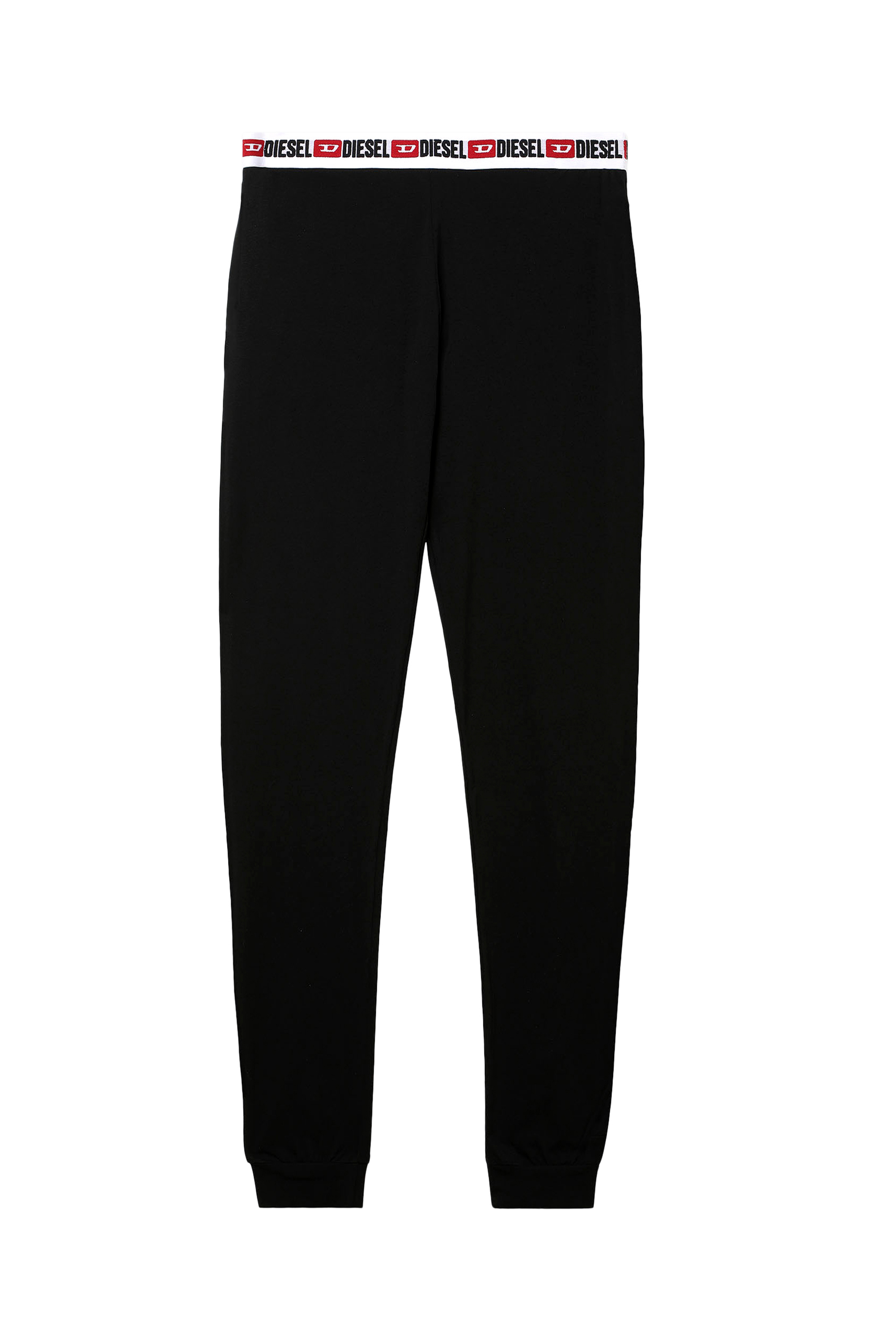 Diesel - UFLB-BABYX, Damen Trainingshose mit Logo am Bund in Schwarz - 4
