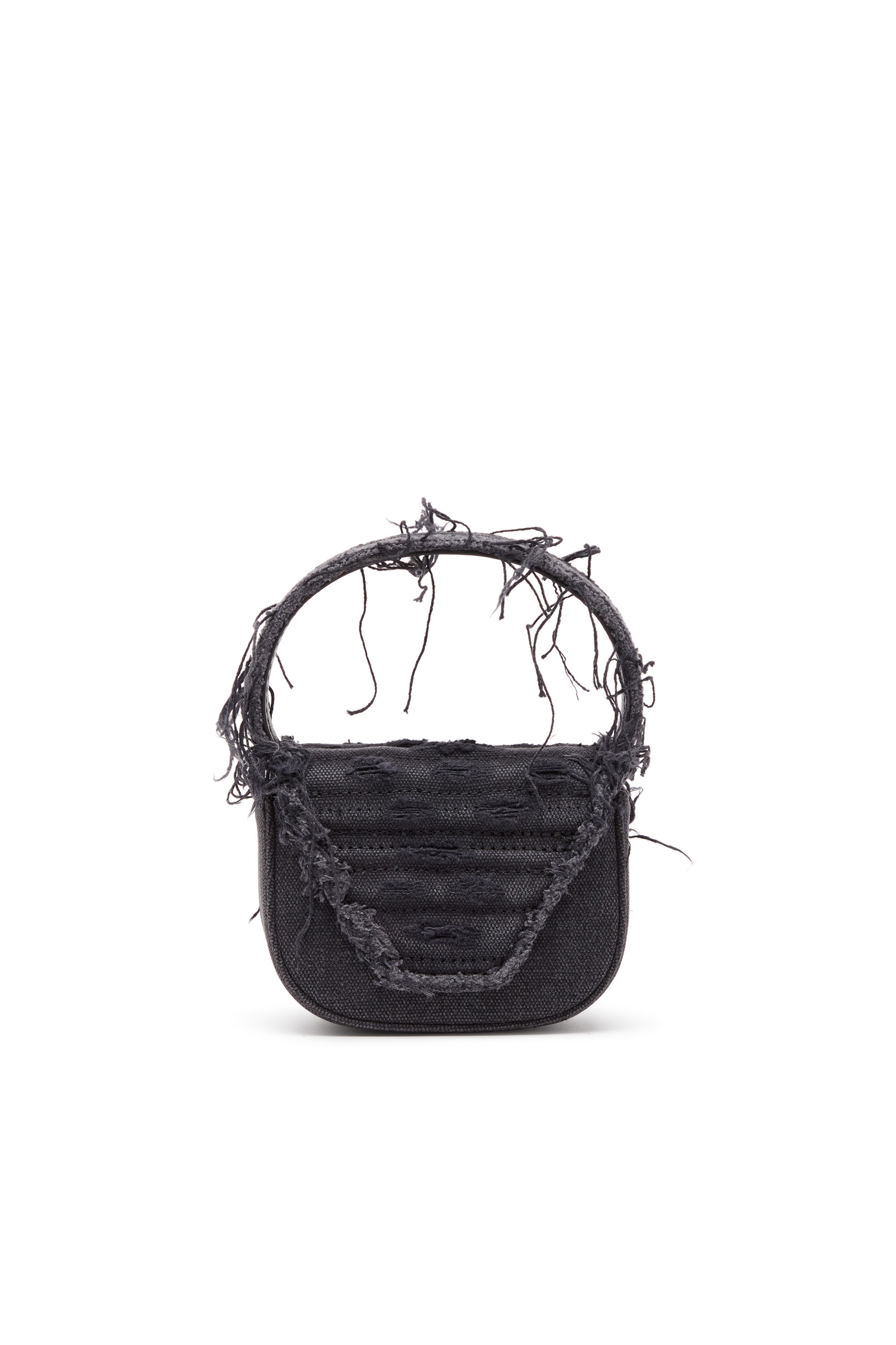 Diesel - 1DR XS, Damen 1DR XS-Ikonische Mini-Tasche aus Canvas und Leder in Schwarz - 2